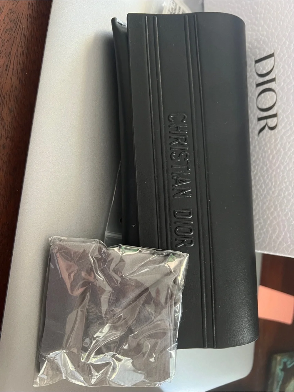 NEW CHRISTIAN DIOR DIORONDE2 X61DC WHITE TORT FRAMES SUNGLASSES 58-16